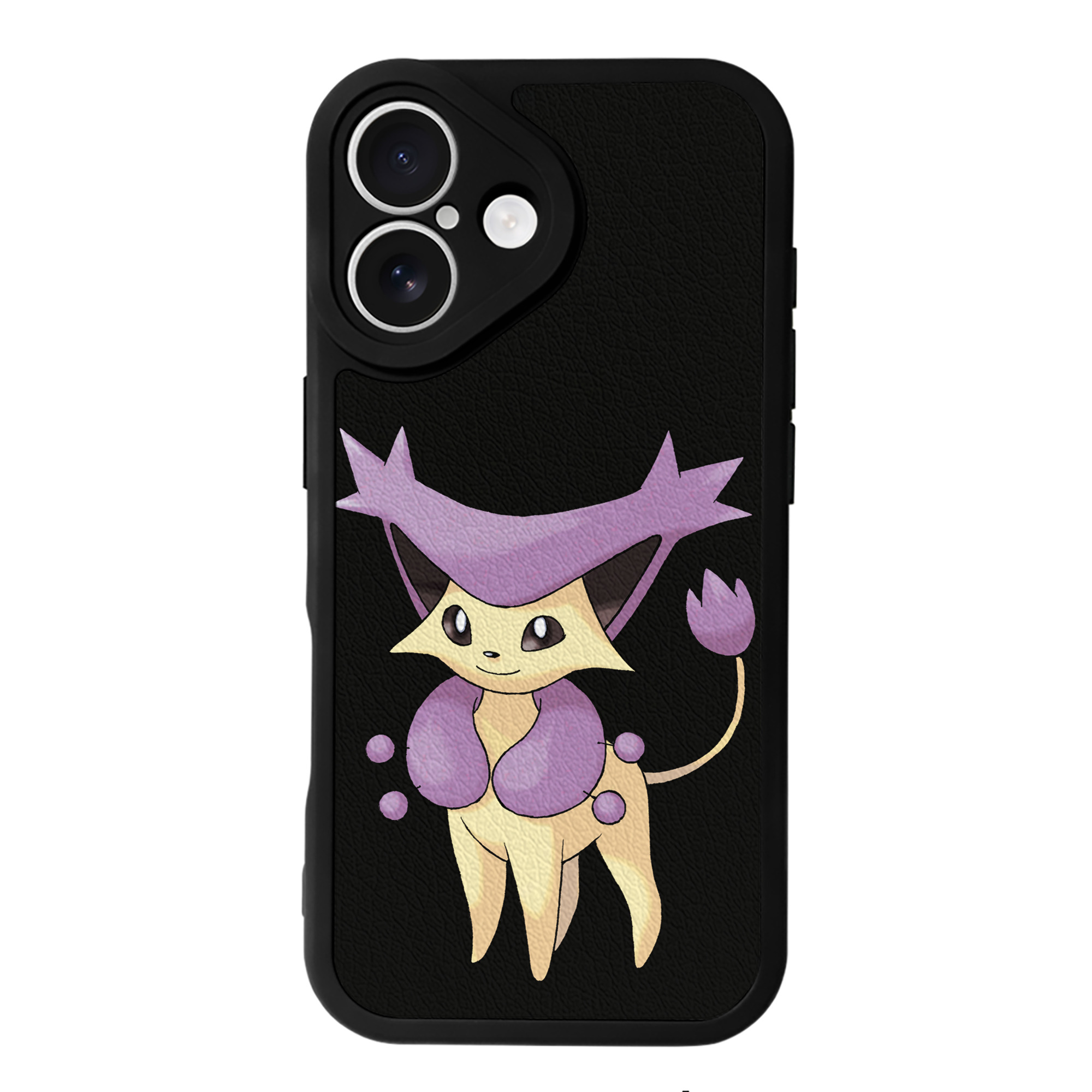 （画像用） ポケットモンスター Pokémon 【iPhone 16シリーズ対応】シリコンスマホケース（レザー調） 材質：シリコン